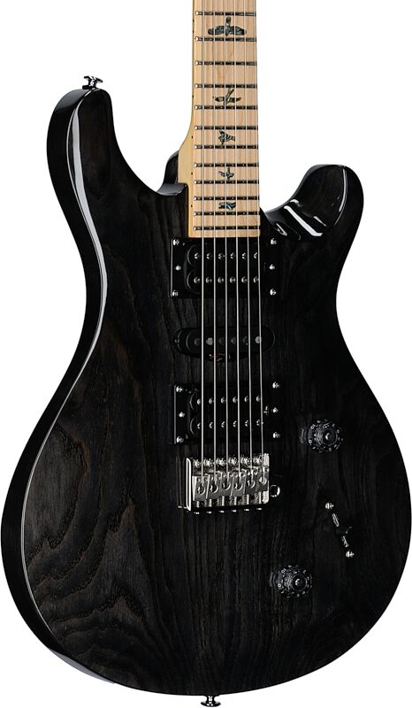 PRS Paul Reed Smith SE Swamp Ash Special Electric Guitar (with Gig Bag), Charcoal, Full Left Front