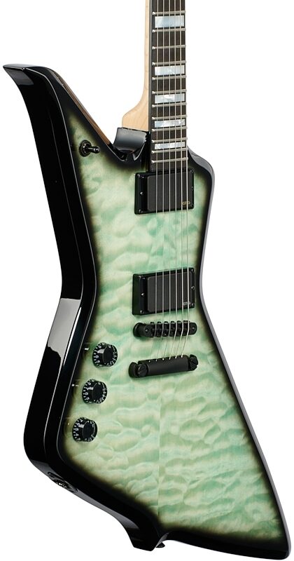 Wylde Audio Blood Eagle Electric Guitar, Left-Handed, Nordic Ice, Full Left Front
