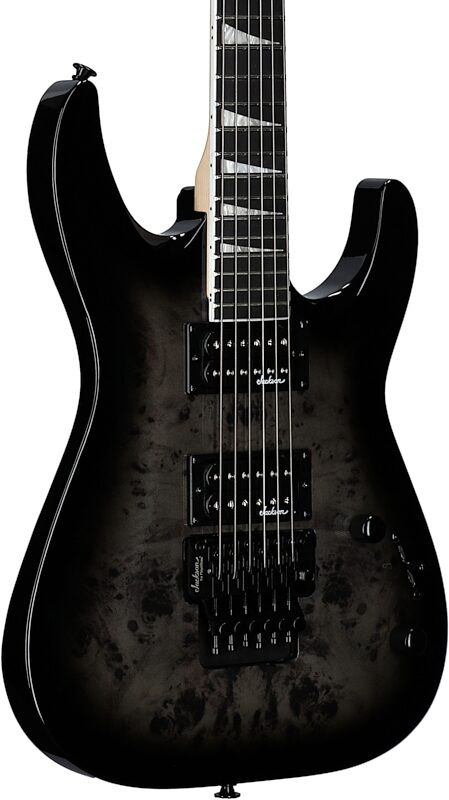 Jackson JS Series Dinky JS32 DKAP Electric Guitar, Transparent Black, Full Left Front