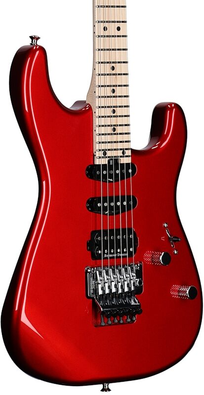 Charvel MJ San Dimas Style 1 HSS Electric Guitar, Metallic Red, Full Left Front
