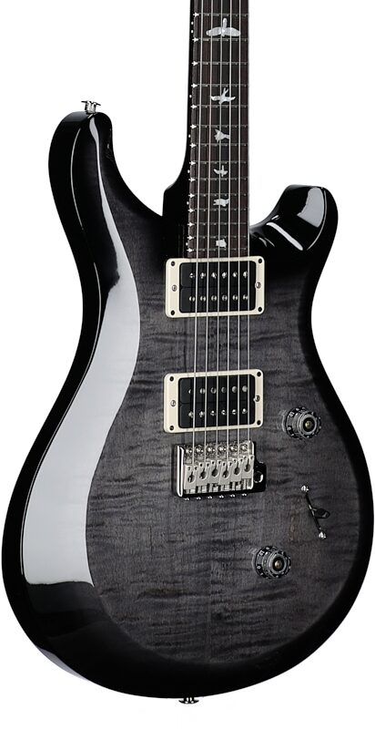 Paul Reed Smith PRS S2 Custom 24 10th Anniversary Limited Edition Electric Guitar (with Gig Bag), Gray Black Burst, Full Left Front