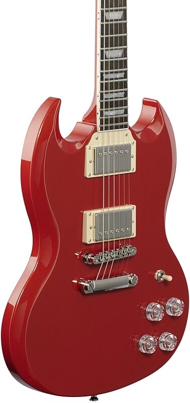 Epiphone SG Muse Electric Guitar, Scarlet Red Metallic, Full Left Front
