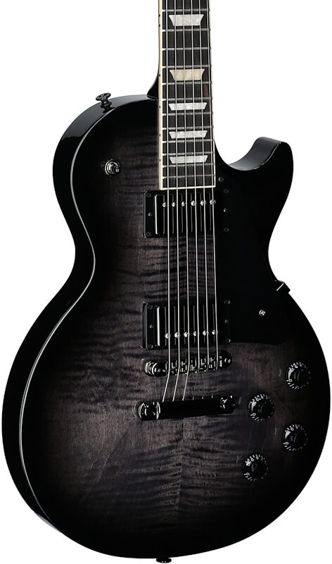 Gibson Les Paul Studio Session Electric Guitar (with Soft Case), Transparent Ebony Burst, Full Left Front