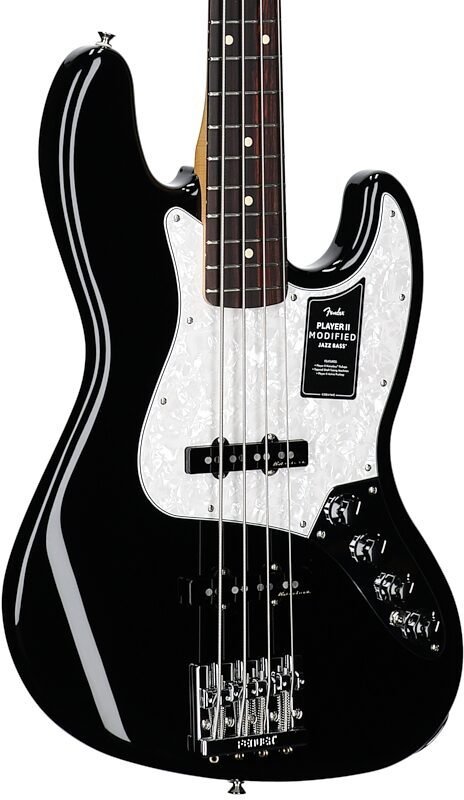 Fender Player II Modified Active Jazz Electric Bass, Rosewood Fingerboard (with Gig Bag), Dusk, Full Left Front