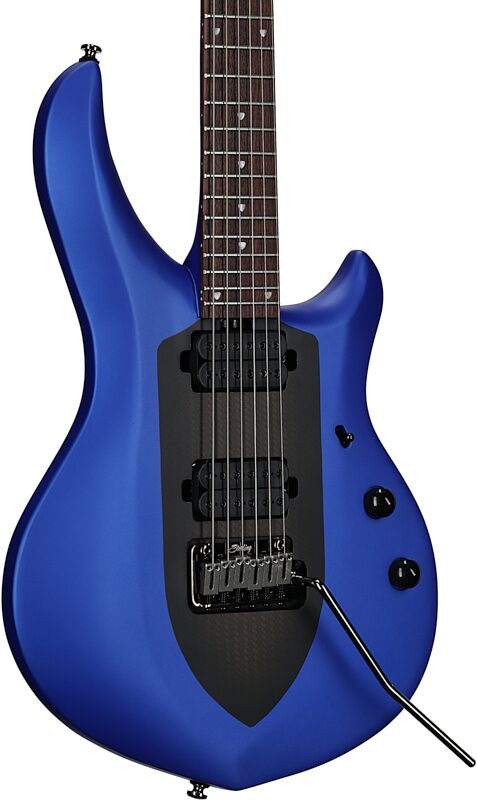 Sterling by Music Man Majesty John Petrucci Signature Electric Guitar (with Gig Bag), Siberian Sapphire, Full Left Front