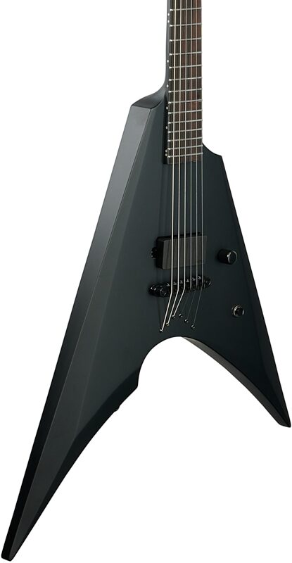 ESP LTD Arrow NT Black Metal Electric Guitar, New, Full Left Front