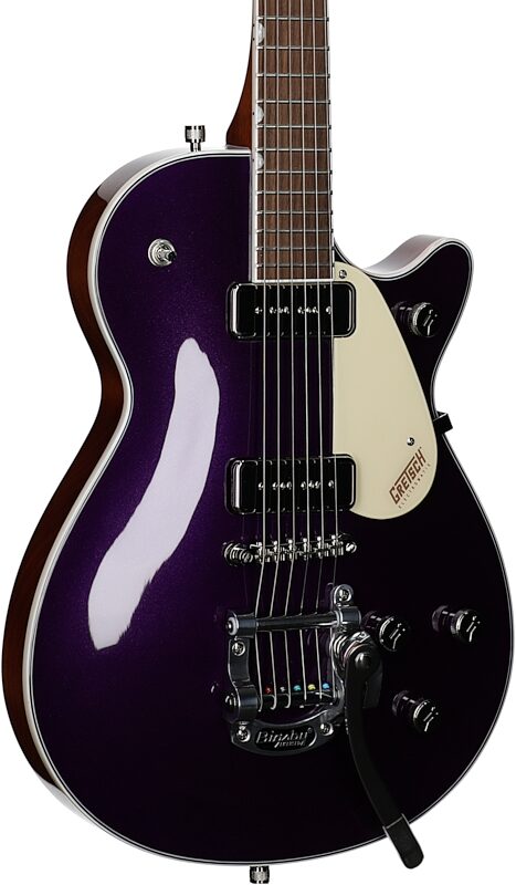 Gretsch G5210T-P90 Electromatic Jet Two 90 Single-Cut Electric Guitar, Amethyst, USED, Blemished, Full Left Front