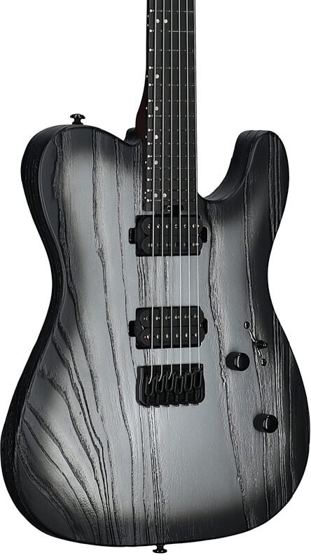 ESP LTD TE-1000 Electric Guitar, Silver Blast, Full Left Front