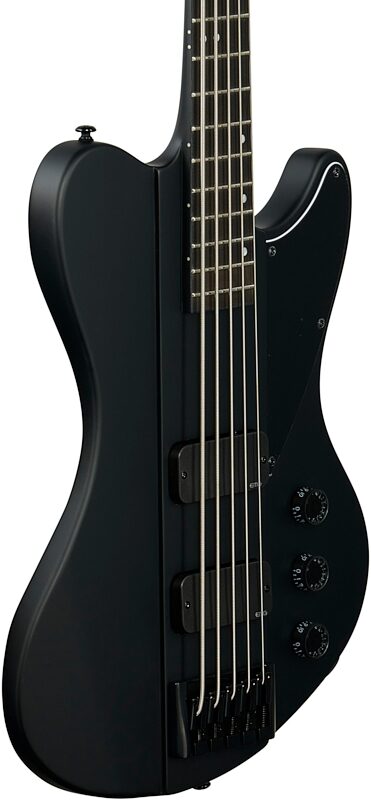 Schecter Ultra 5 Electric Bass, 5-String, Satin Black, Full Left Front
