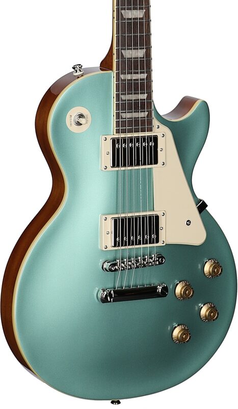 Epiphone Inspired by Gibson Les Paul Standard '50s Electric Guitar (with Gig Bag), Inverness Green, Full Left Front
