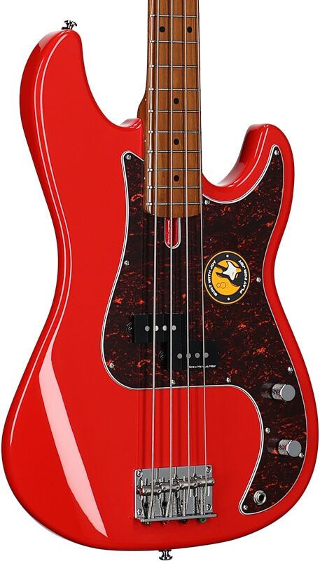 Sire Marcus Miller P5 Electric Bass, Red, Full Left Front