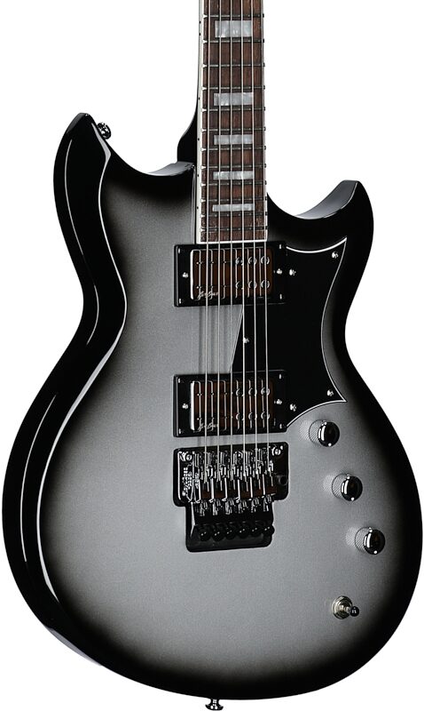 Reverend Bob Balch Signature FR Electric Guitar, Silver Burst, Full Left Front