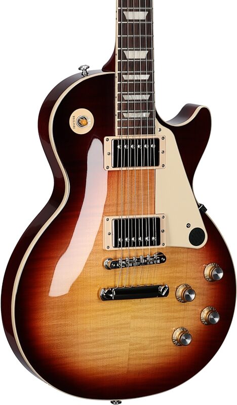 Gibson Les Paul Standard '60s Electric Guitar (with Case), Bourbon Burst, Blemished, Full Left Front