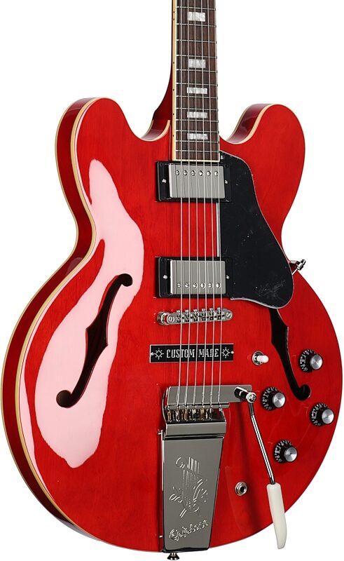 Epiphone Joe Bonamassa 1962 ES-335 Limited Edition Electric Guitar (with Case), 60s Cherry, Full Left Front
