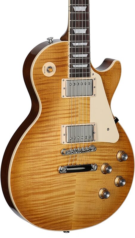 Gibson Exclusive Les Paul Standard '60s AAA Top Electric Guitar (with Case), Dirty Lemon, Blemished, Full Left Front