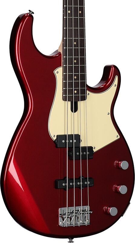 Yamaha BB434 Electric Bass Guitar, Red Metallic, Full Left Front