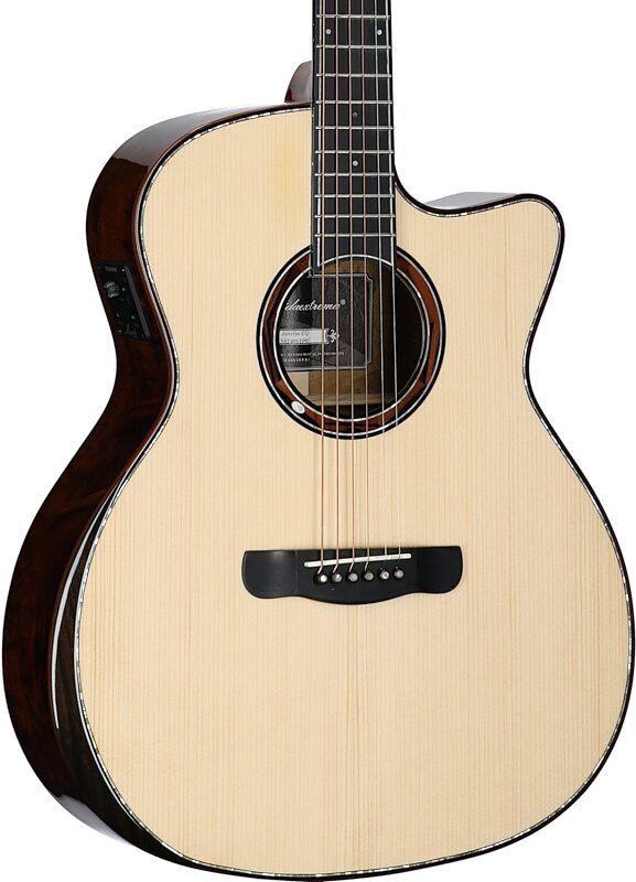 Merida Javelin Grand Auditorium Acoustic-Electric Guitar (with Gig Bag), New, Full Left Front