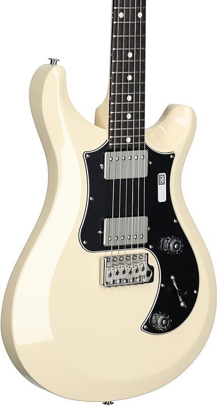 PRS Paul Reed Smith S2 Standard 24 Gloss Pattern Thin Electric Guitar (with Gig Bag), Antique White, Full Left Front