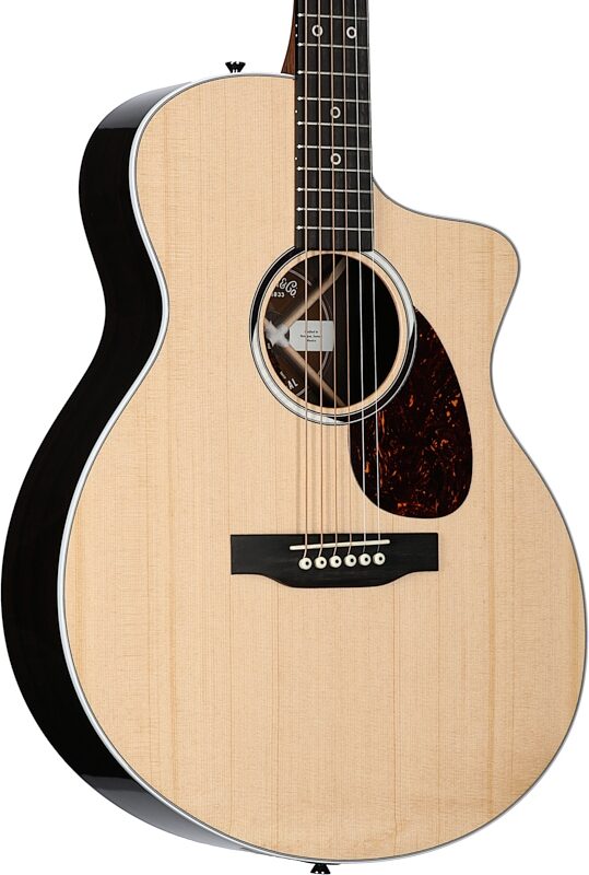 Martin SC-13E Special Acoustic-Electric Guitar (with Soft Shell Case), Natural, Full Left Front