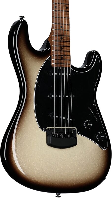 Ernie Ball Music Man Cutlass HT Electric Guitar (with Mono Gig Bag), Brulee, Full Left Front