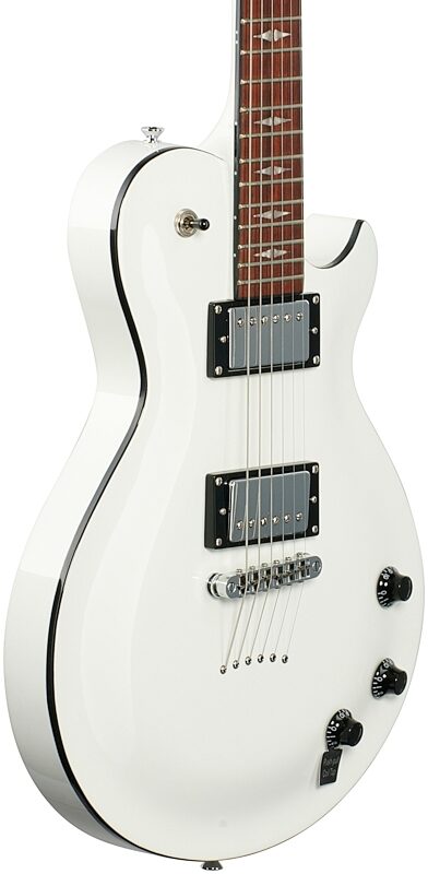 Michael Kelly Patriot Decree Standard Electric Guitar, Gloss White, Full Left Front