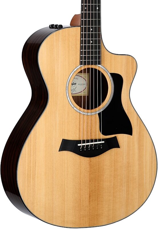 Taylor 212ce Plus Grand Concert Acoustic-Electric Guitar (with Case), New, Full Left Front