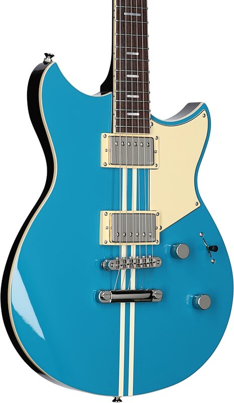 Yamaha Revstar Standard RSS20 Electric Guitar (with Gig Bag), Swift Blue, Full Left Front