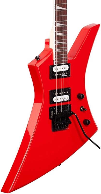 Jackson JS Series Kelly JS32 Electric Guitar, Amaranth Fingerboard, Ferrari Red, Full Left Front