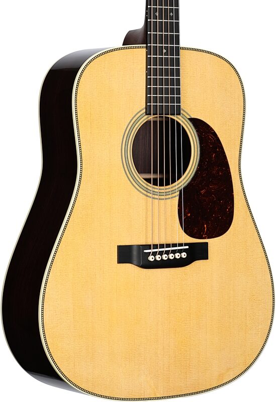 Martin HD-28 Redesign Acoustic Guitar (with Case), Natural, Full Left Front