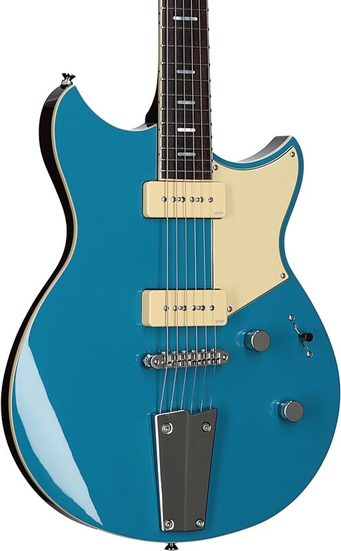 Yamaha Revstar Standard RSS02T Electric Guitar (with Gig Bag), Swift Blue, Full Left Front