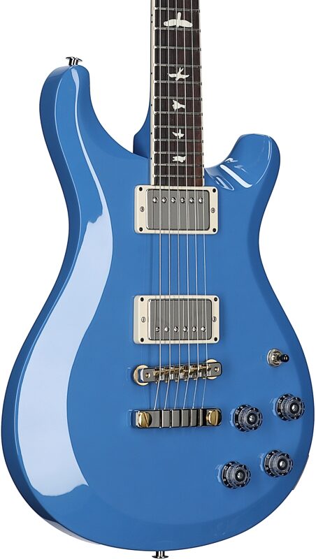 PRS Paul Reed Smith S2 McCarty 594 Thinline Electric Guitar (with Gig Bag), Mahi Blue, Full Left Front