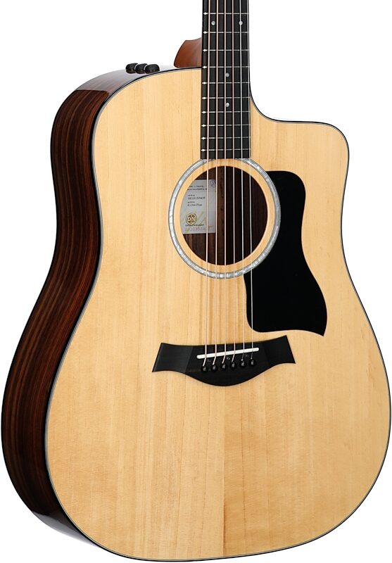 Taylor 210ce Plus Dreadnought Acoustic-Electric Guitar (with Case), New, Full Left Front