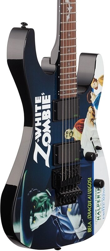 ESP LTD KH-WZ Kirk Hammett White Zombie Electric Guitar (with Case), Blemished, Full Left Front