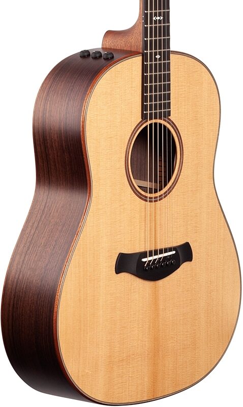 Taylor 717e Builder's Edition Grand Pacific Acoustic-Electric Guitar (with Case), Natural, Full Left Front
