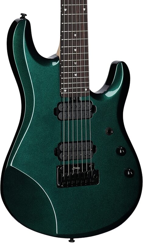 Sterling by Music Man John Petrucci Signature JP70 Electric Guitar, Mystic Dream, Full Left Front