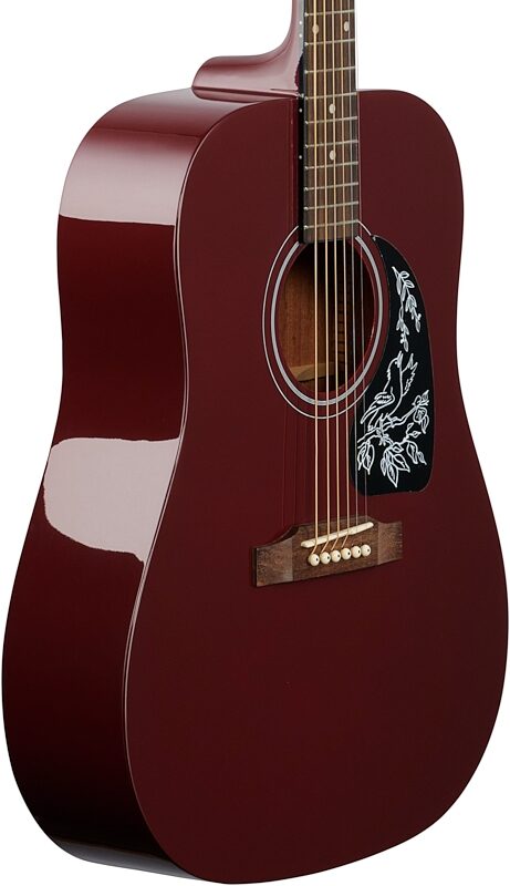 Epiphone Starling Acoustic Player Pack (with Gig Bag), Wine Red, Full Left Front