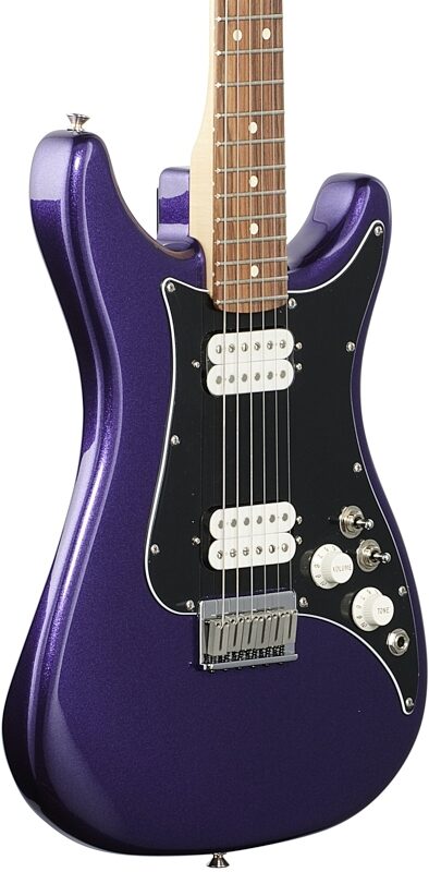 Fender Player Lead III Electric Guitar, with Pau Ferro Fingerboard, Metallic Purple, Full Left Front