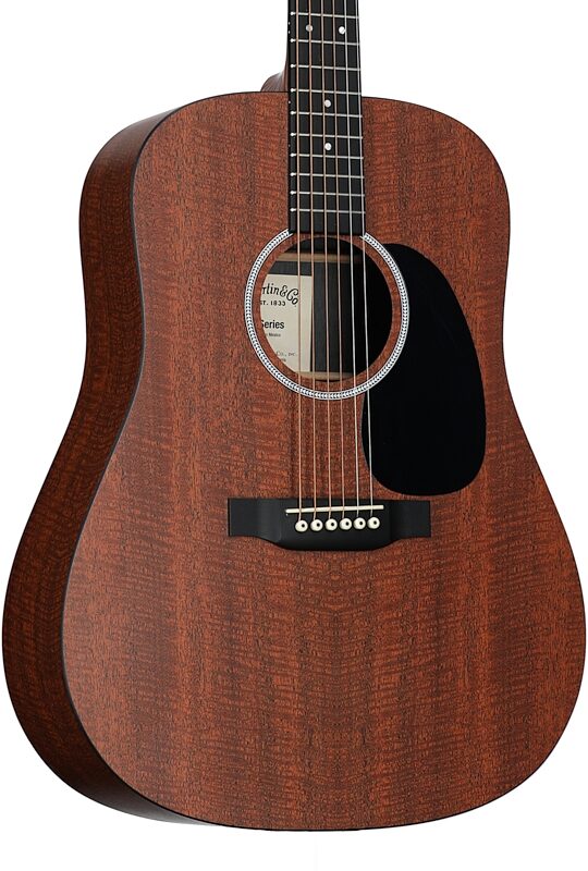 Martin DX1E Mahogany Dreadnought Acoustic-Electric Guitar, New, Full Left Front