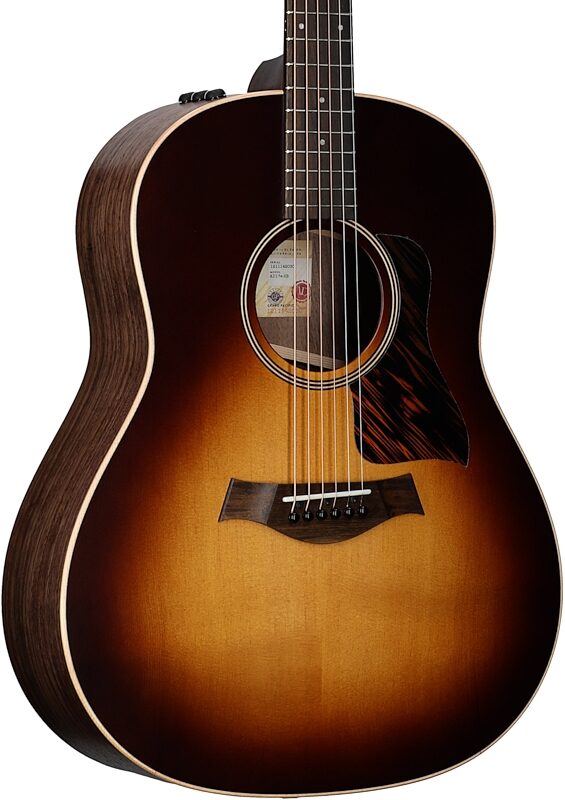 Taylor AD17e-SB American Dream Acoustic-Electric Guitar (with Aerocase), Sunburst, Grand Pacific, with Aerocase, Full Left Front