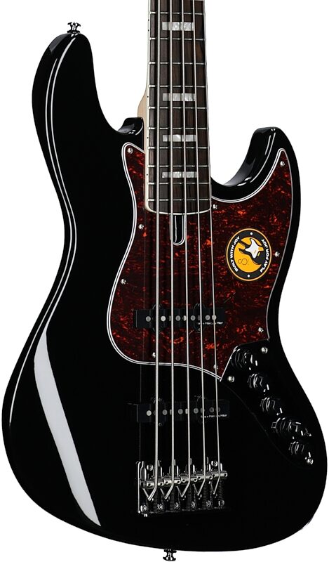 Sire Marcus Miller V7 5-String Electric Bass, 5-String, Black, Full Left Front