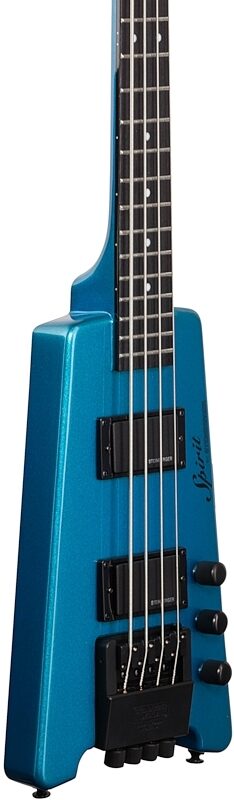 Steinberger Spirit XT-2 Standard Electric Bass (with Gig Bag), Frost Blue, Full Left Front