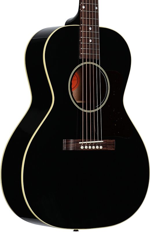 Gibson L-00 Original Acoustic-Electric Guitar (with Case), Ebony, Blemished, Full Left Front