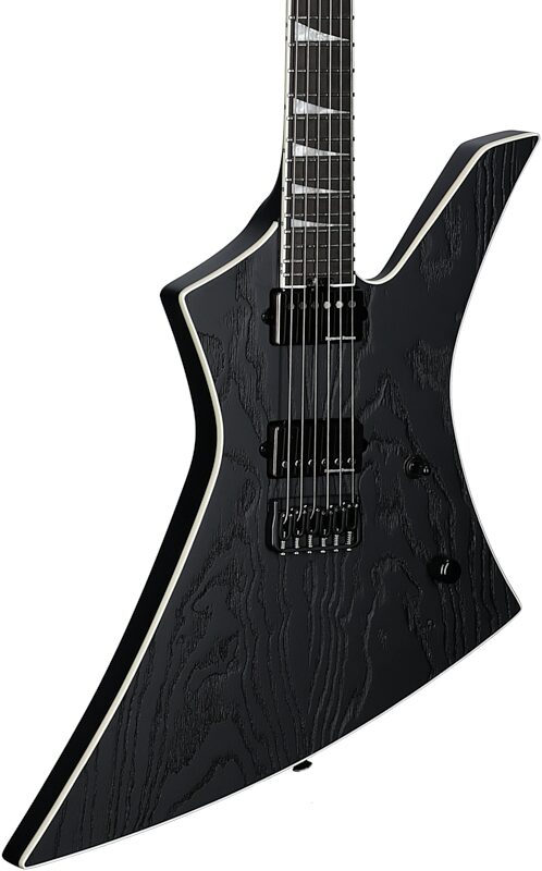 Jackson Limited Pro Series Signature Jeff Loomis Kelly HT6 Ash Electric Guitar, Black, Full Left Front