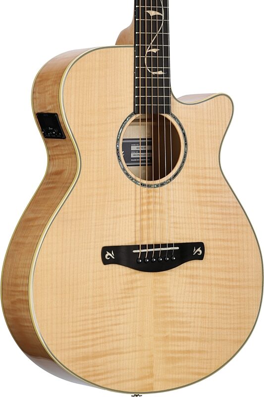 Ibanez AEG750 Acoustic-Electric Guitar, Natural High Gloss, Full Left Front