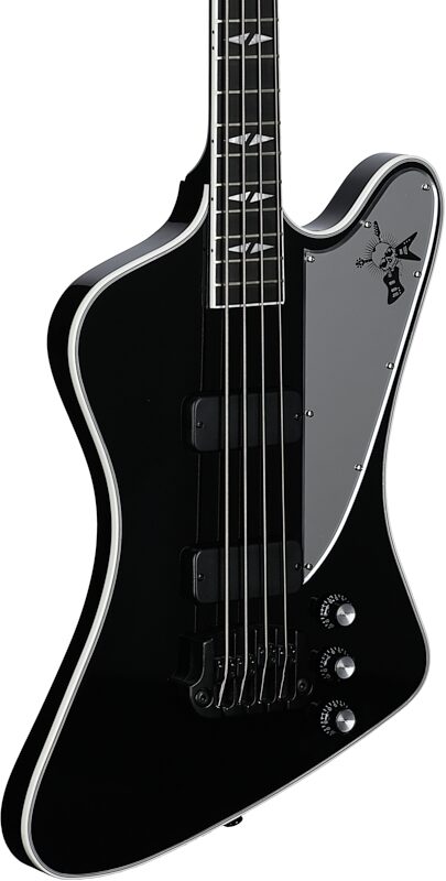 Gibson Gene Simmons G2 Thunderbird Bass Guitar (with Case), Ebony, Full Left Front