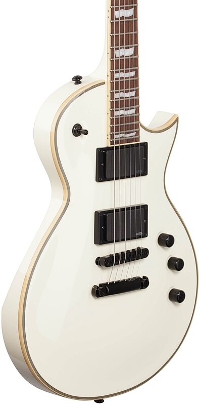 ESP LTD EC-401 Electric Guitar, Olympic White, Full Left Front