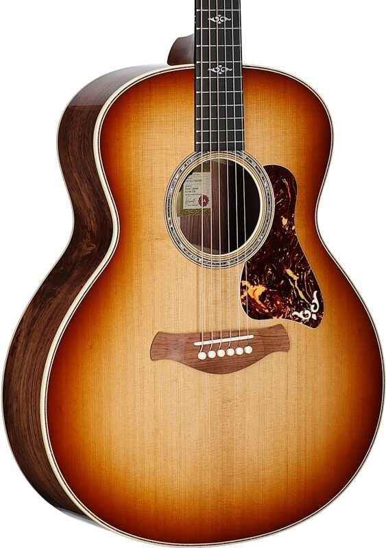 Taylor Gold Label 814e Super Auditorium Acoustic-Electric Guitar, Golden Brown Sunburst, Full Left Front
