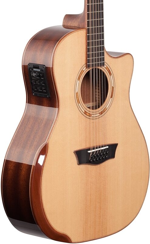 Washburn WCG15SCE12-O Deluxe Grand Auditorium Acoustic-Electric Guitar, 12-String, New, Full Left Front