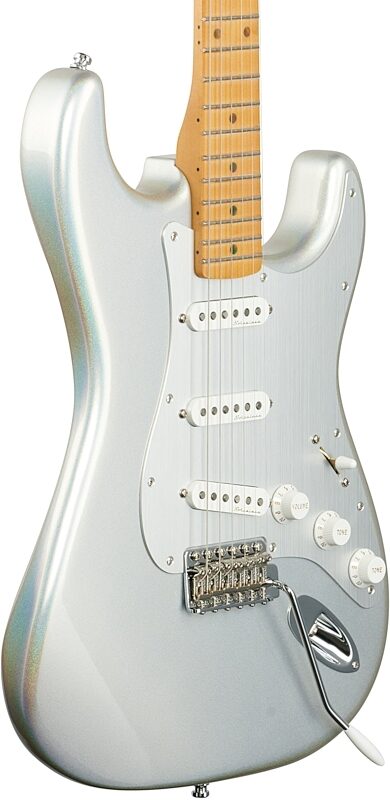 Fender H.E.R. Stratocaster Electric Guitar (with Gig Bag), Chrome Glow, Full Left Front