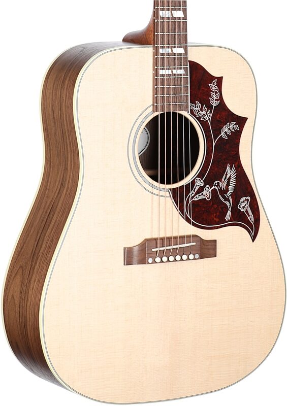 Gibson Hummingbird Studio Walnut Acoustic-Electric Guitar (with Case), Satin Natural, Full Left Front